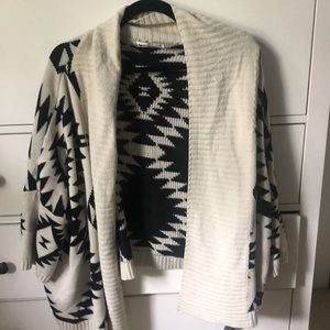 Aztec print sweater - worn once